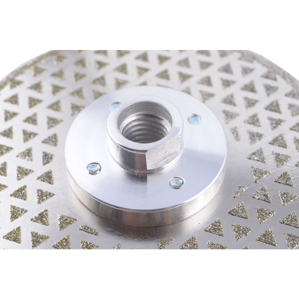 Triangular electroplated blade 3