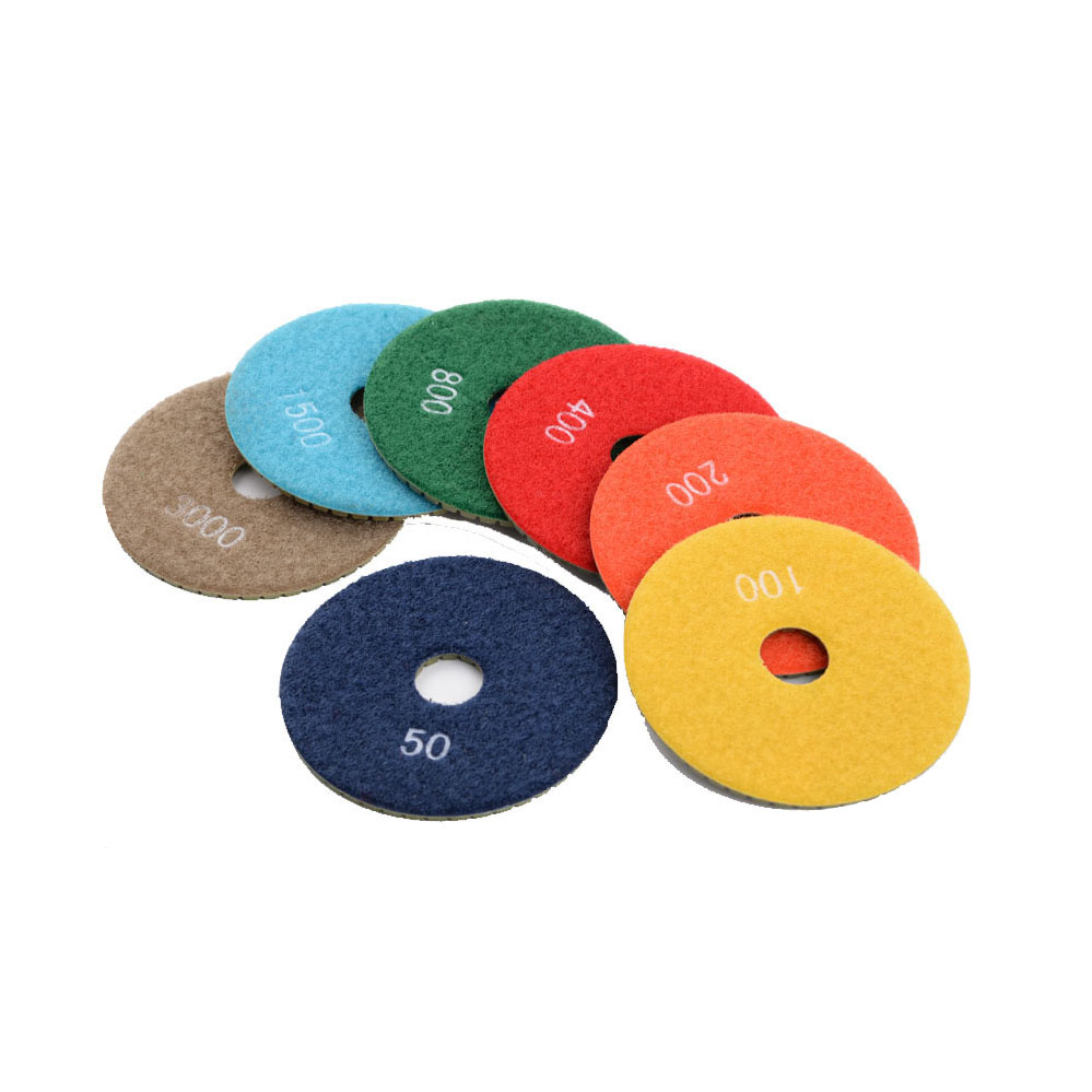 Wet white polishing pads 3
