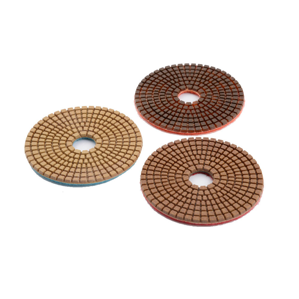Three-step wet granite polishing pads 2